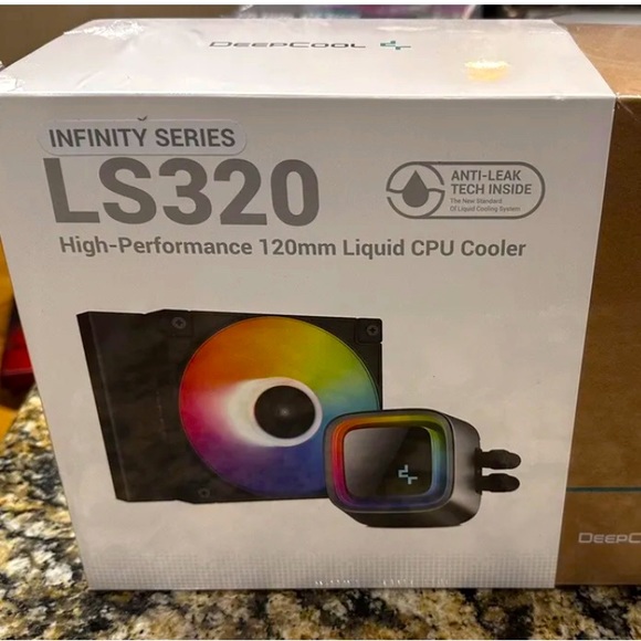 DeepCool LS320 Liquid CPU Cooler - Black - Picture 1 of 4